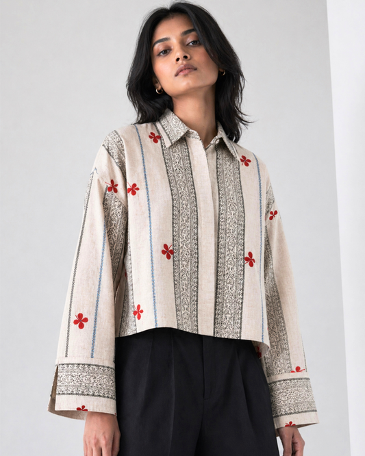 Elara Embroidered Shirt