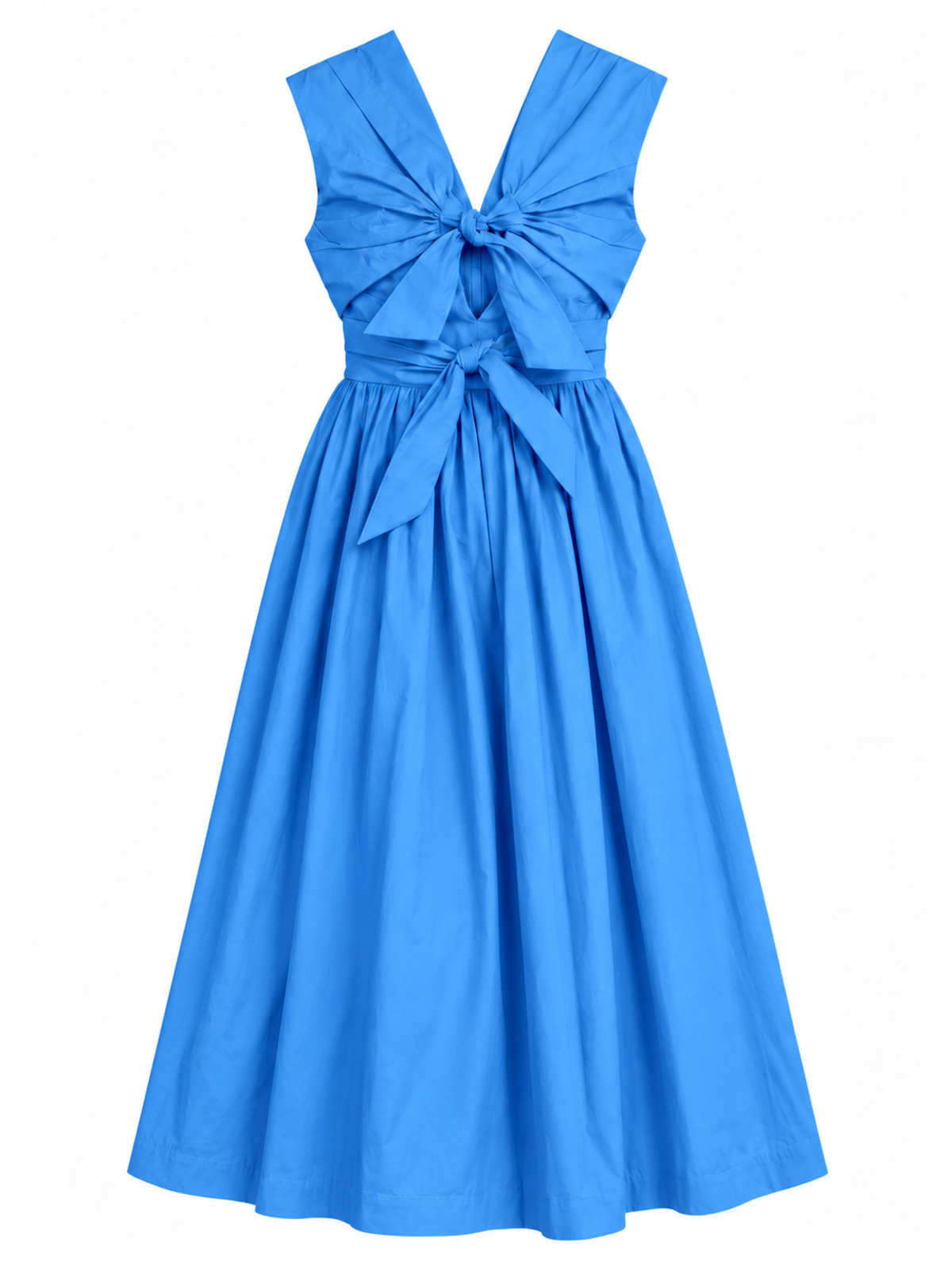 Blue Rosalia Midi Dress